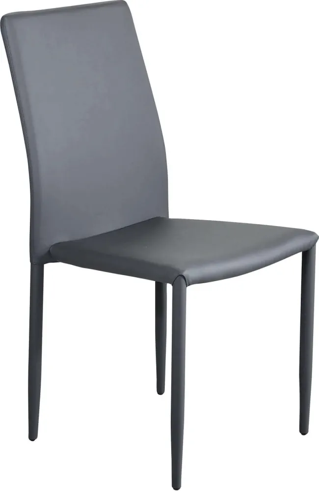 GLOOM - sedia da pranzo moderna Grigio scuro Milani Home