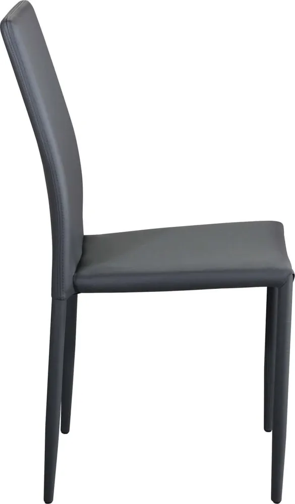 GLOOM - sedia da pranzo moderna Grigio scuro Milani Home
