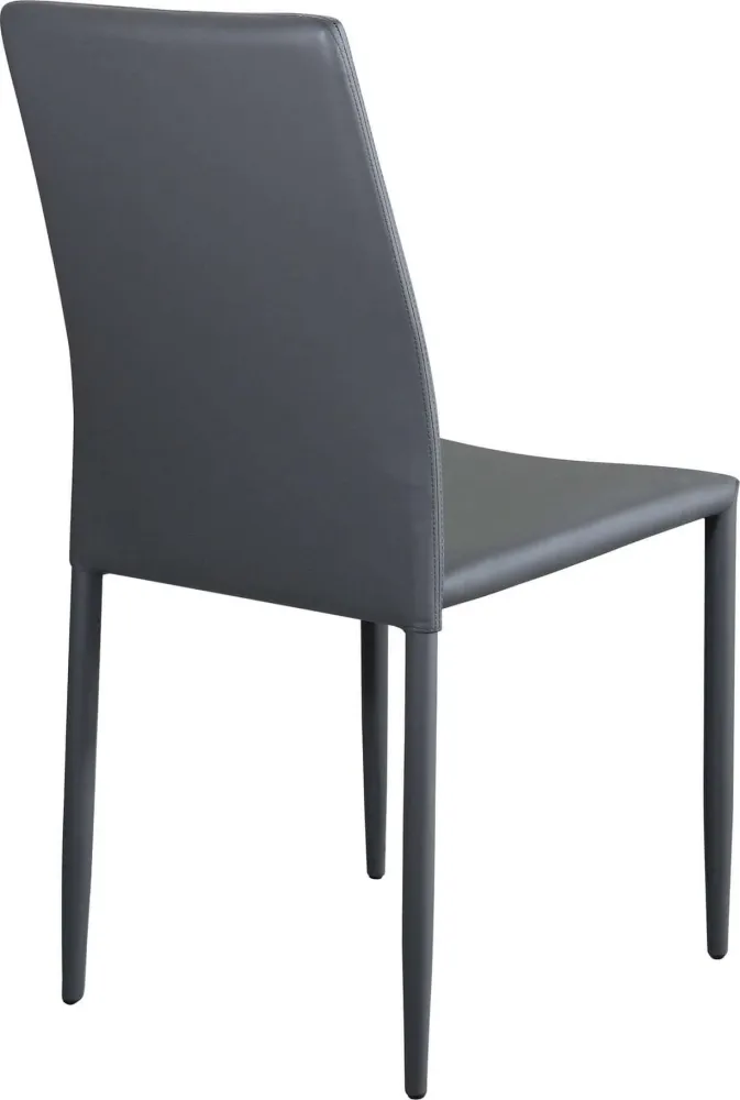 GLOOM - sedia da pranzo moderna Grigio scuro Milani Home