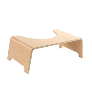 Sgabello da toilette squatty, sgabello da toilette, sgabello con gradino legno, sgabello per bambini, pouf da toilette ant...