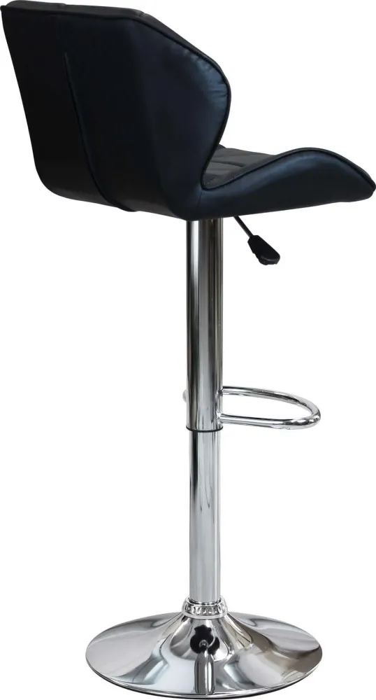 GRIFF - set di 2 sgabelli alti metallo Nero Milani Home
