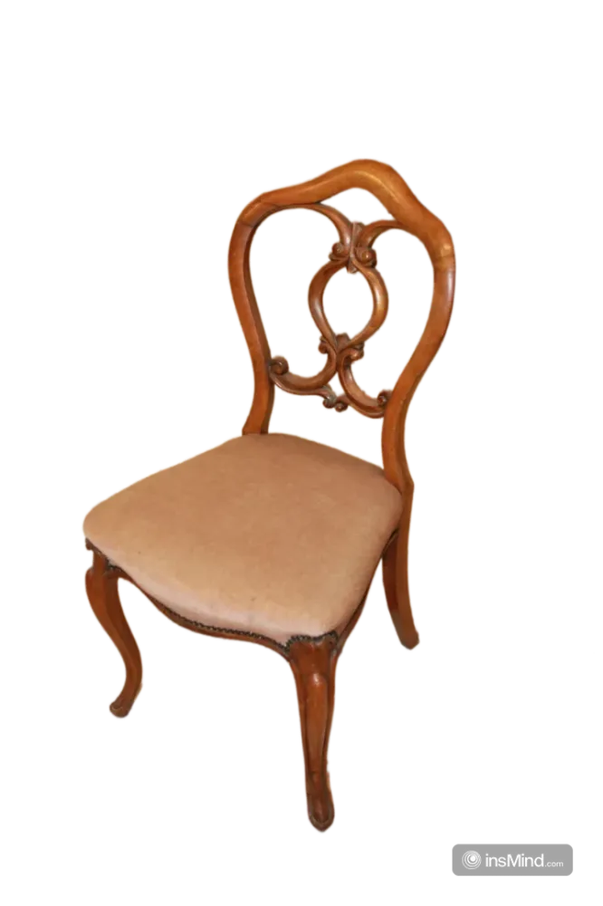 Gruppo di 4 sedie Francesi stile Luigi Filippo del 1800 legno di Noce