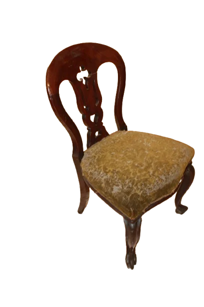 Gruppo di 4 sedie Mogano Stile Regency inglesi