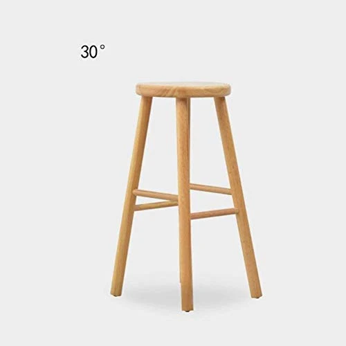 GUOJINE Sgabelli da Bar Colazione Kitchen Bancone Sgabelli Set di 2 Pezzi MDF Seat Seat Bar Sedie Gambe Legno Alti sgabelli