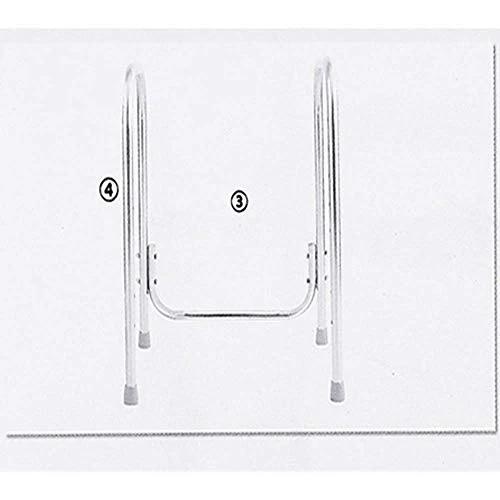 GYCS Sedia da Bagno Comoda e Cornice per WC Surround WC Confortevole, WC-Doccia, Bagno Acciaio Inossidabile, Supporto per...