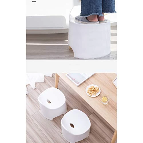 H-M-Shelf Casa Bagno Sgabello Antiscivolo Sgabello da Bagno Sgabello da Bagno Piccola Panca Soggiorno Sgabello Basso Sgabe...