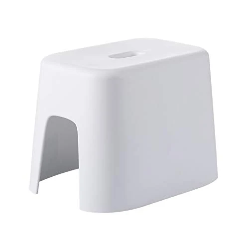 H-M-Shelf Piccolo Sgabello Panco di plastica Bagno per la casa Bagno Basso Sgabello Bagno Sgabello Antiscivolo Sgabello pe...