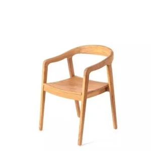 Sedia da pranzo Solor Teak Star legno massello di teak halo