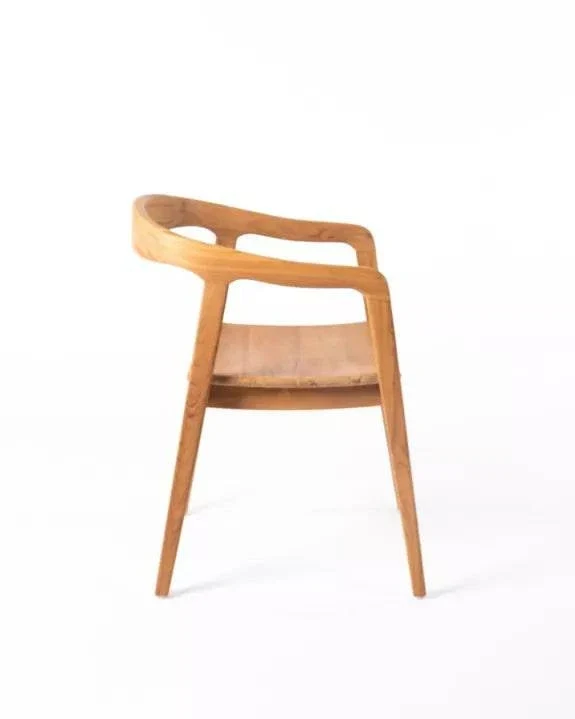 Sedia da pranzo Solor Teak Star legno massello di teak halo