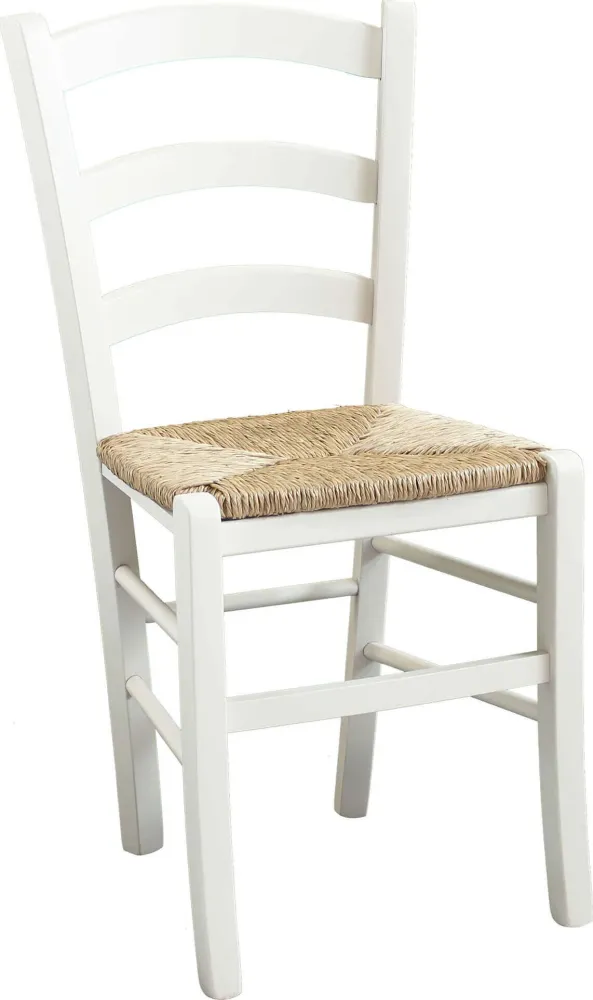 HARMONIE - sedia doghe legno massello Bianco Milani Home