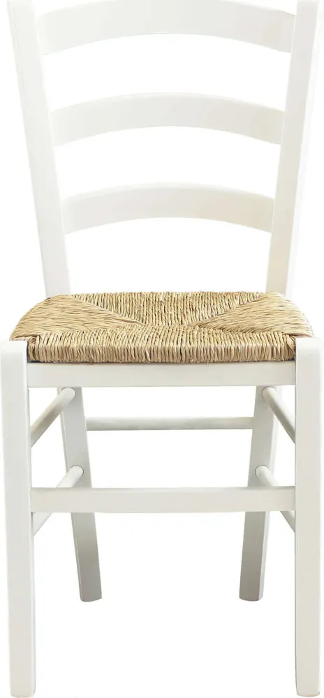 HARMONIE - sedia doghe legno massello Bianco Milani Home