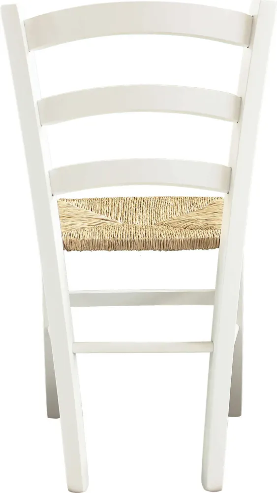 HARMONIE - sedia doghe legno massello Bianco Milani Home