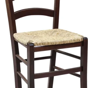HARMONIE - sedia doghe legno massello Tinta noce Milani Home