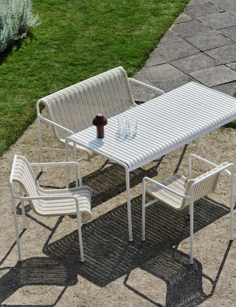 Palissade Cord dining bench HAY