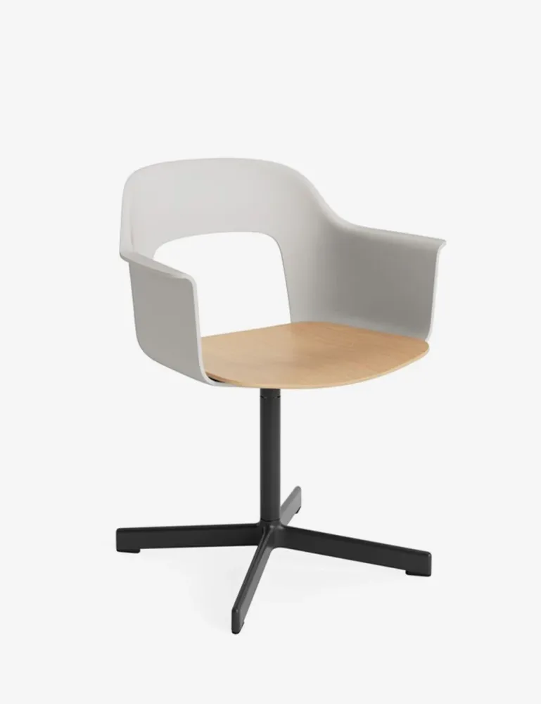 poltrona layout 232 nero/rovere HAY