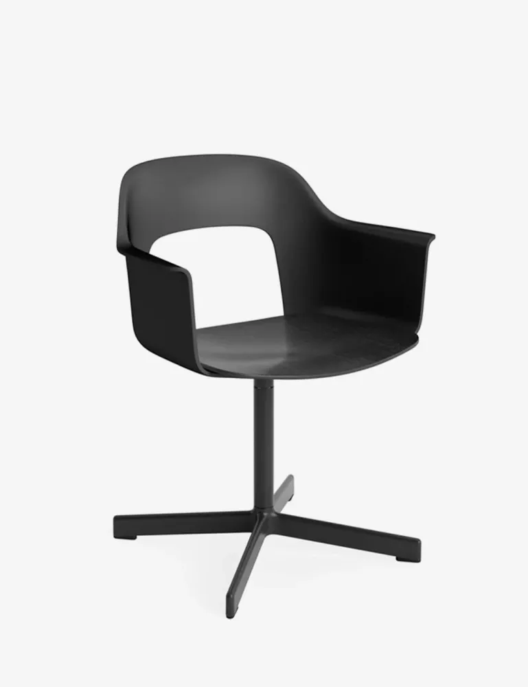 poltrona layout 232 nero/rovere nero HAY
