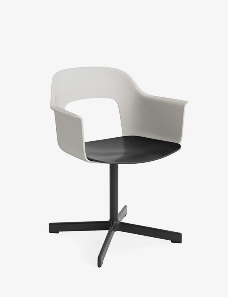 poltrona layout 232 nero/rovere nero HAY