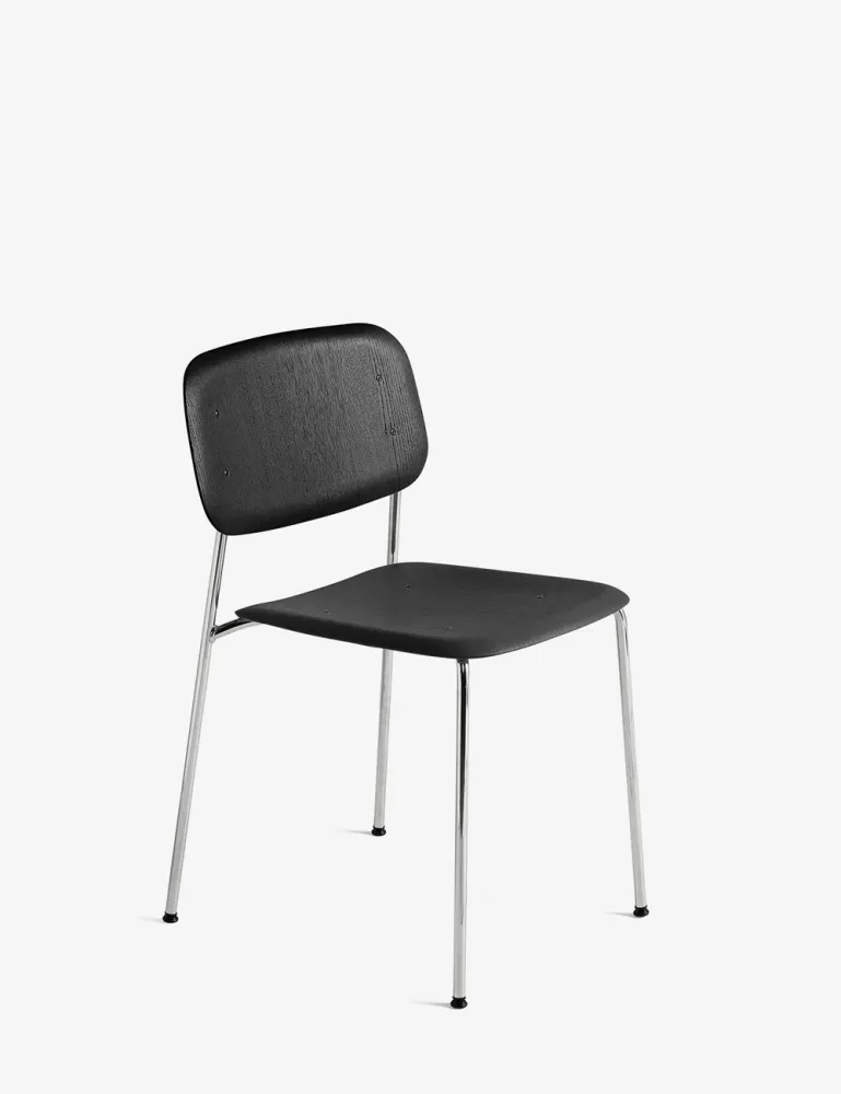 sedia con bordo morbido 40 cromata HAY