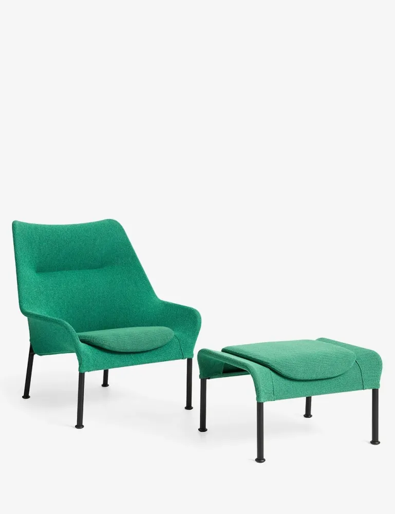set poltrona lounge o2/pouf o2 HAY