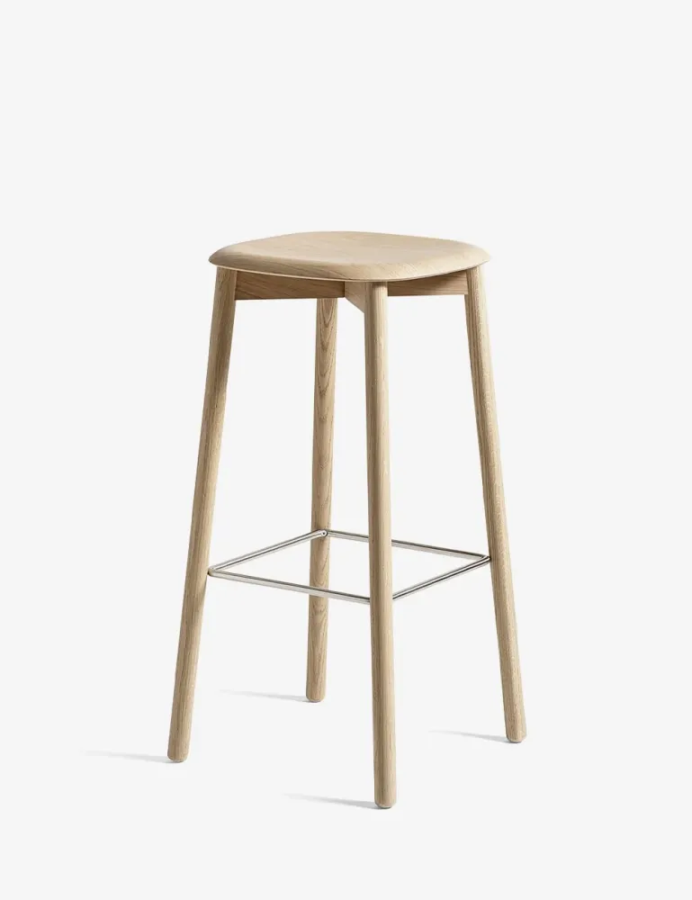 sgabello da bancone con bordo morbido 82 HAY