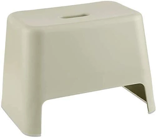Sgabello multifunzionale Poggiapiedi imbottito Sgabello plastica semplice, materiali PP ecocompatibili, antiscivolo, forte...