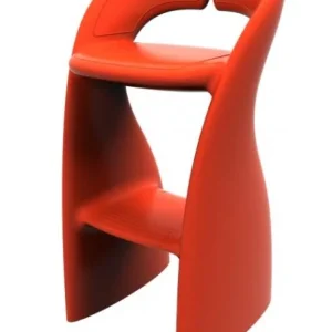 Hippy Sgabello Cm.60x51x107h Rosso Fragola Modum
