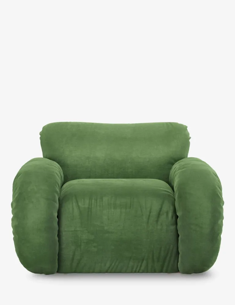 poltrona arc lounge velluto reale HKLIVING