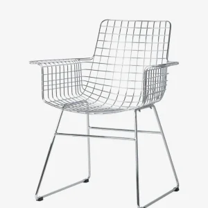 Sedia braccioli Metal Wire HKLIVING