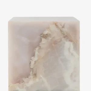 tavolo blocco di onice rosa HKLIVING
