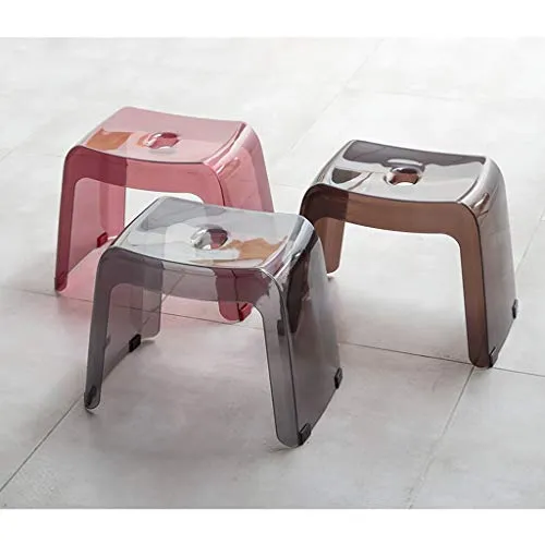 hkwshop Sgabelli Sgabello plastica Sgabello Piccolo Passo Bagno Antiscivolo Seduta per Bambini Sgabello per Bambini 3 Colo...