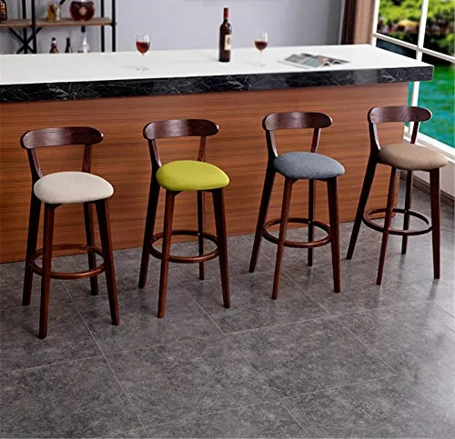 AYQ- Sedie da Cucina Legno da Pranzo, 71 Cm Sgabello da Colazione Sgabelli da Bar Stile retrò per Cucina Sala da Pranzo Pu...