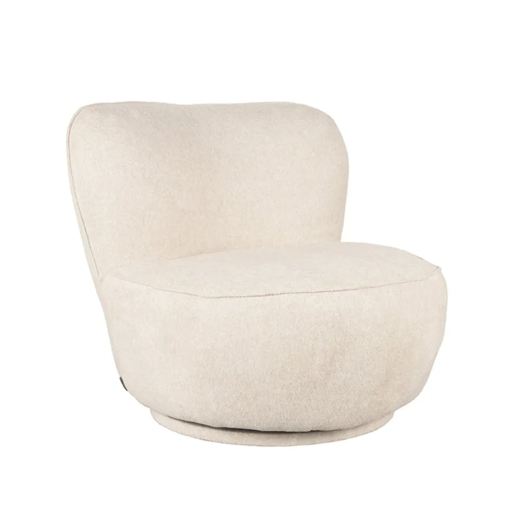 Poltrona Homestorecity Bunny - Beige - Bouclè