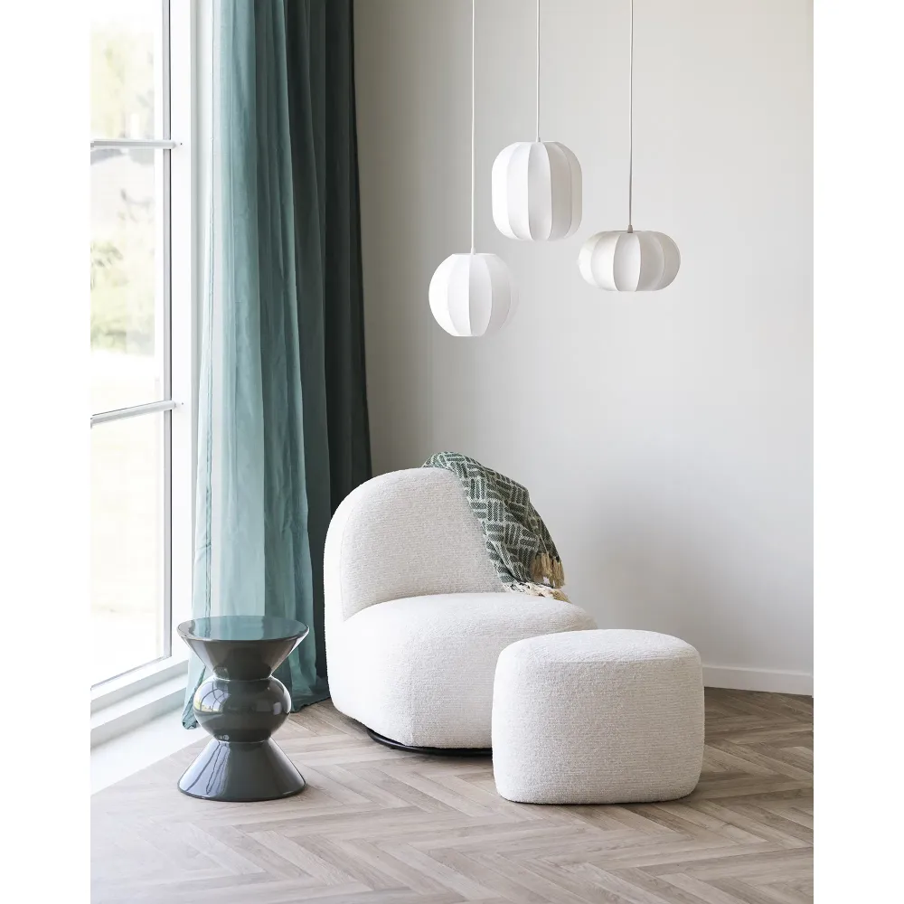 Poltrona e pouf Milo House nordic