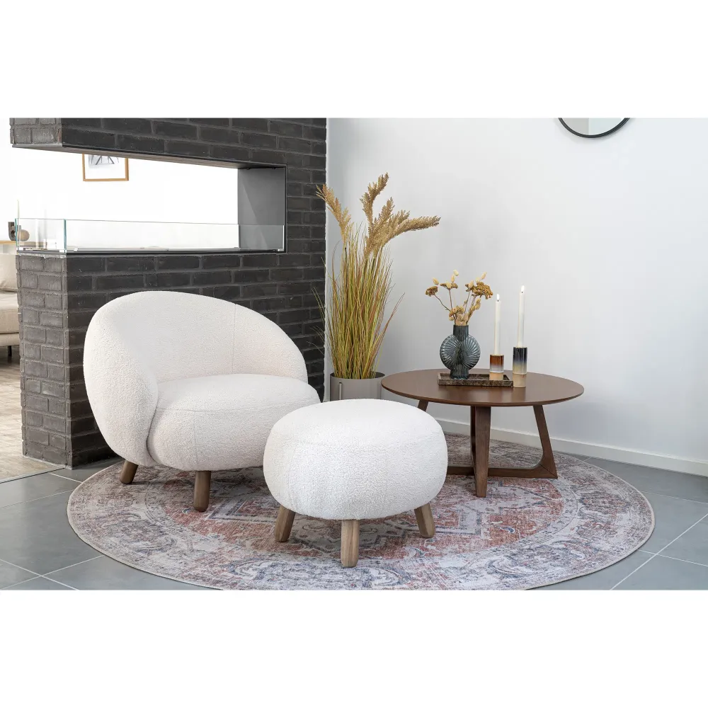 Poltrona e pouf Savona House nordic