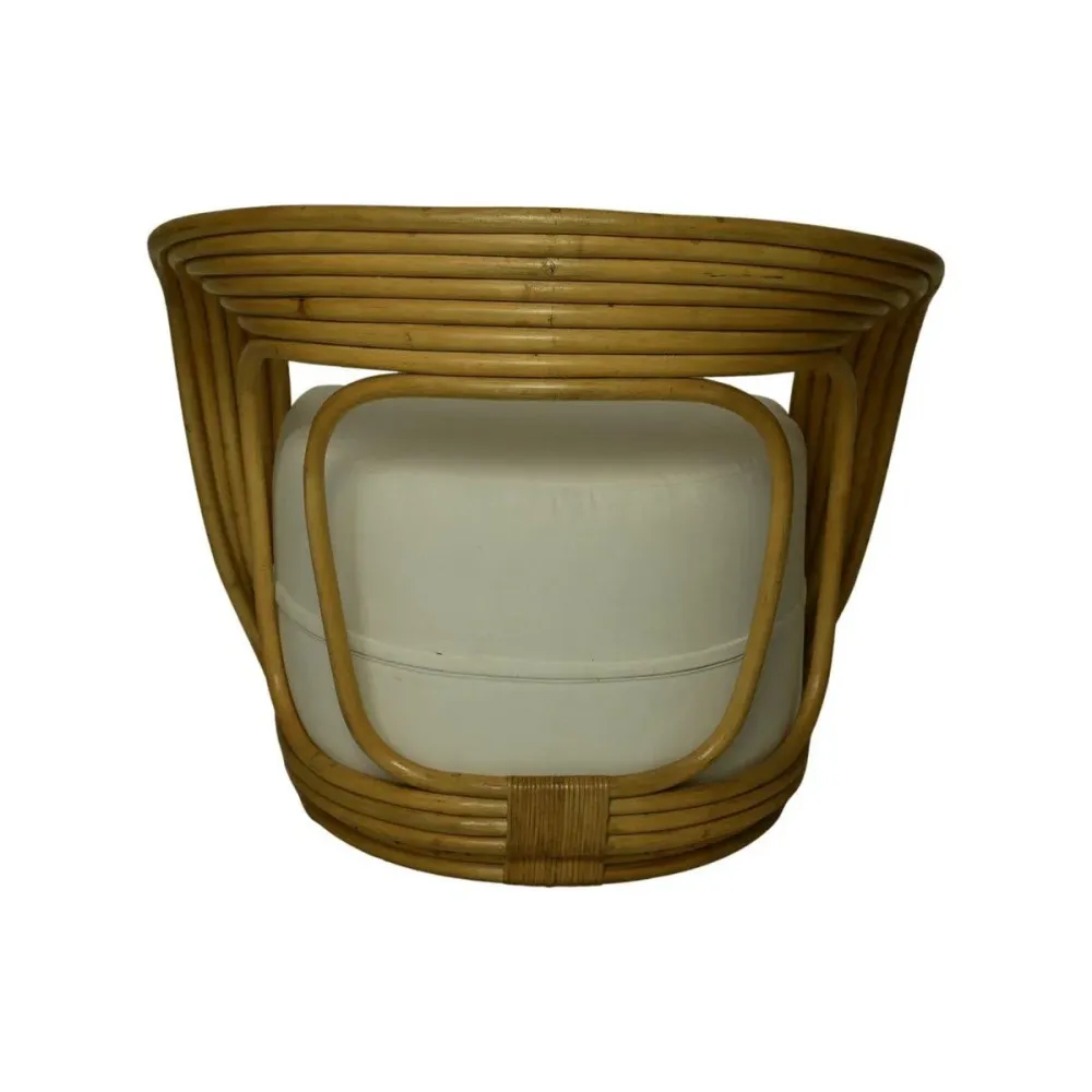 Coppia di Sedie da giardino Charly con cuscino - 65x85x42/71 - Naturale/Bianco - teak HSM