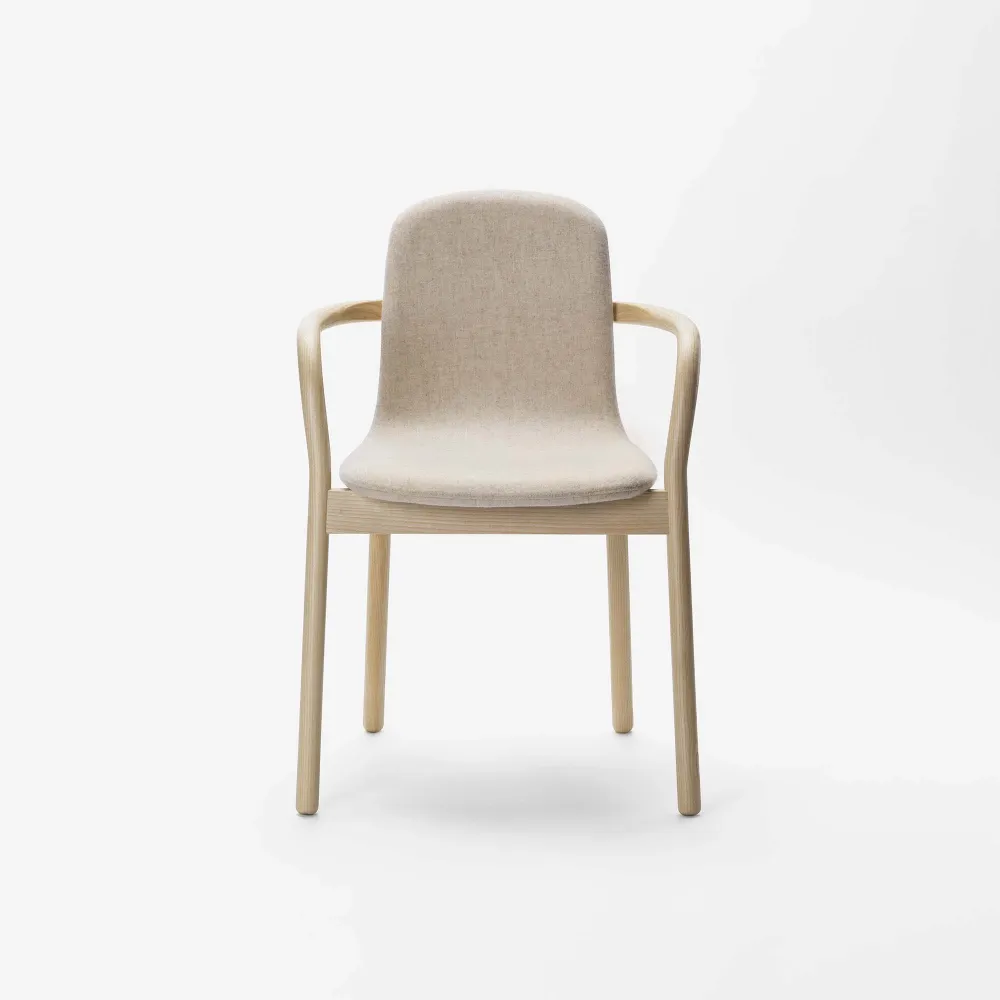 HUG ARMCHAIR Frassino naturale-beige