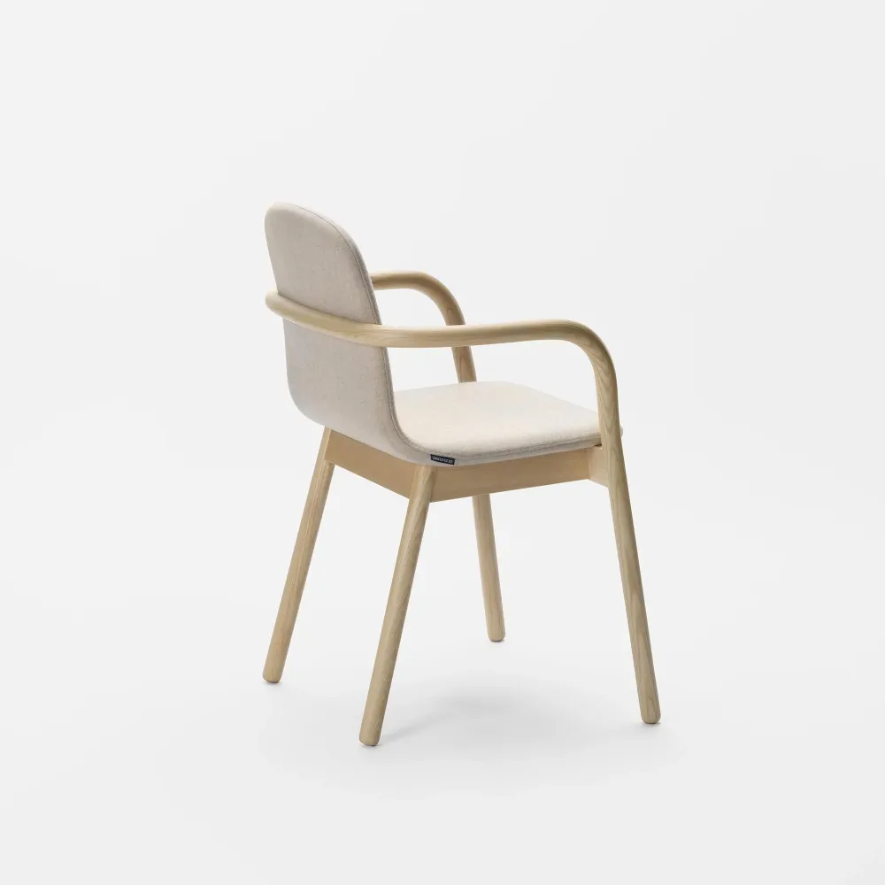 HUG ARMCHAIR Frassino naturale-beige