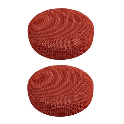 HUOLEO Bar Sgabello Tondo Coprisedie con Schienale,Centuriazione Lavabile Estraibile Antiscivolo Cavo Elastico Protector S...