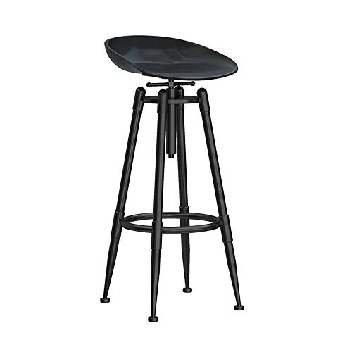 HXSM Sgabelli Alta Industrial Sgabello da Bar Girevole Sedie da Cucina Metallo Altezza Regolabile Sgabello da Lavoro con P...