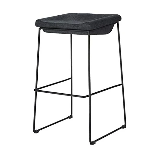 HYXI-Bar Stool Sgabelli Moderni Ferro con Seduta e Schienale Morbidi, 70 cm H, Metallo Pesante Massiccio 10 kg