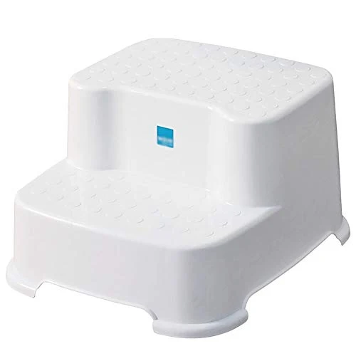 HYY-YY Bambini Bianchi del Bambino Stool, Sgabello 2 Passo PP plastica Ispessimento antislittamento Lavabo Bagno Sgabello...