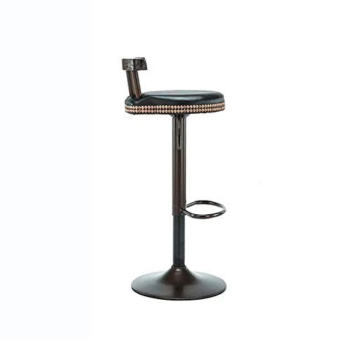 HYY-YY Struttura Bar Stool Metallo contemporanea Bancone Sgabello Curvo girevoli Sgabelli Regolabili Colazione Bar Pianale...
