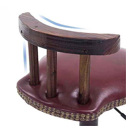 HYY-YY Struttura Bar Stool Metallo contemporanea Bancone Sgabello Curvo girevoli Sgabelli Regolabili Colazione Bar Pianale...