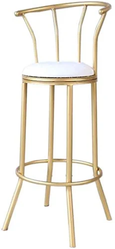 HZYDD Sgabello da Bar Soggiorno Camera da Letto Sgabello Sgabello Ristorante caffè con Schienale Sedia da Pranzo 65-75 cm