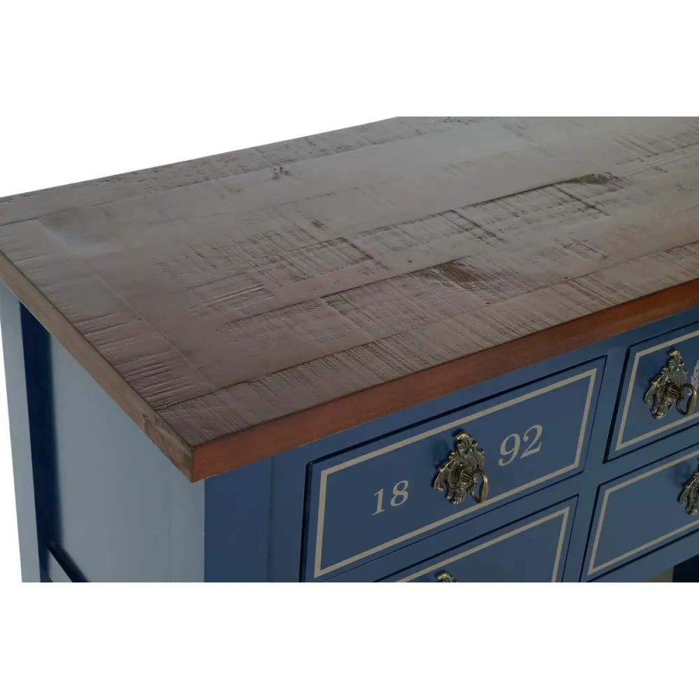 Ingresso Home ESPRIT Marrone Blu Marino 103 x 35 x 80 cm