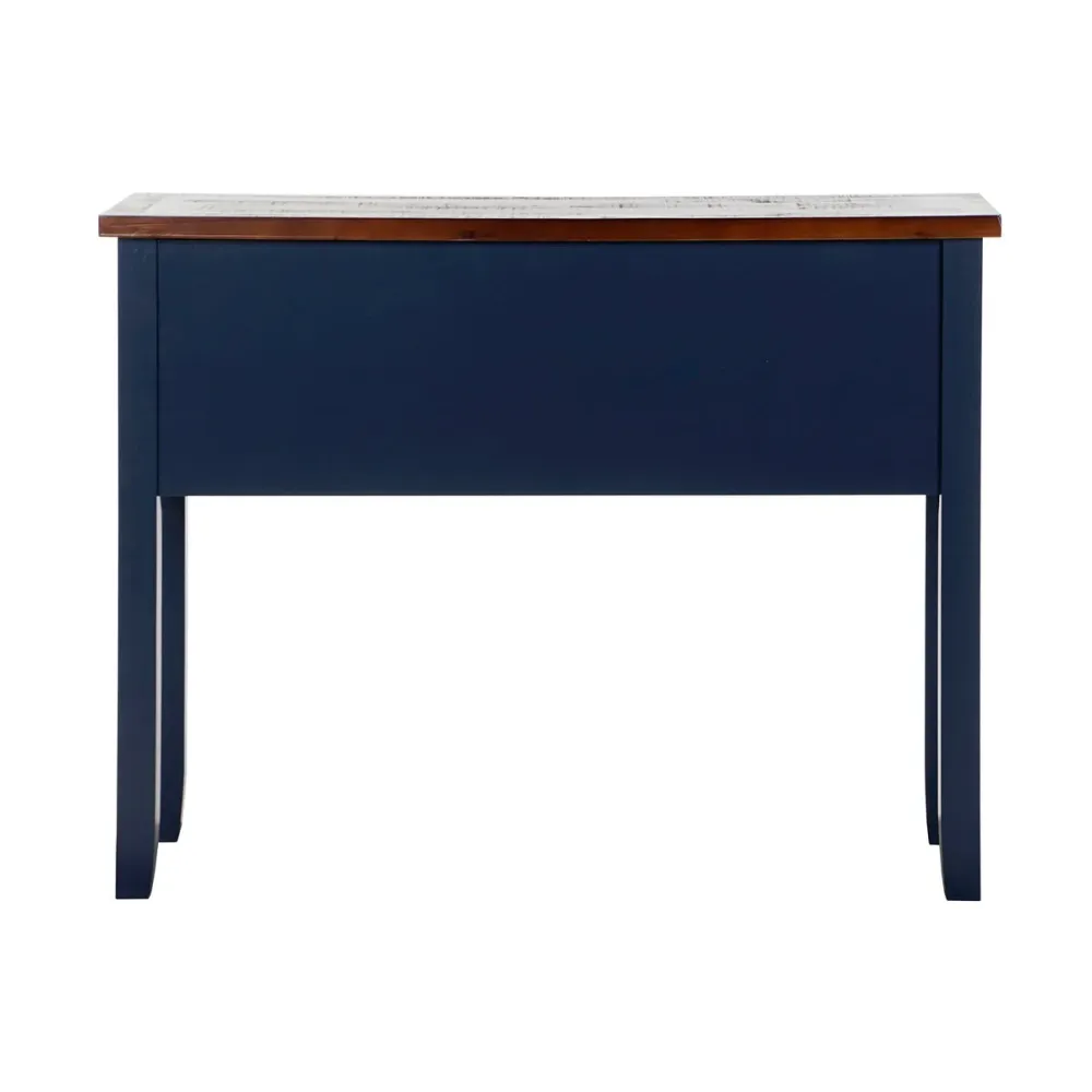 Ingresso Home ESPRIT Marrone Blu Marino 103 x 35 x 80 cm