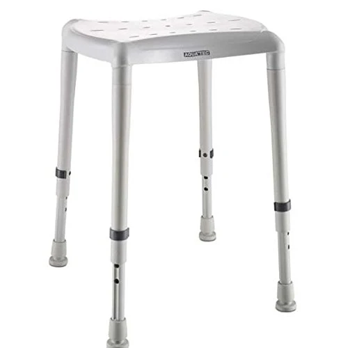 Sgabello Doccia - Invacare Aquatec DOT - Sgabello Bagno per Anziani - Sedia Doccia - Regolabile Altezza - Piedini Antisciv...