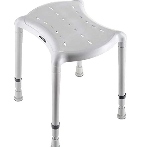 Sgabello Doccia - Invacare Aquatec DOT - Sgabello Bagno per Anziani - Sedia Doccia - Regolabile Altezza - Piedini Antisciv...