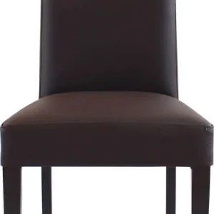 JACQUELYN - sedia moderna ecopelle marrone Marrone Milani Home