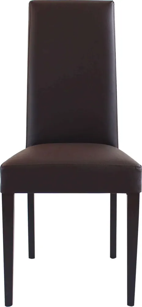 JACQUELYN - sedia moderna ecopelle marrone Marrone Milani Home